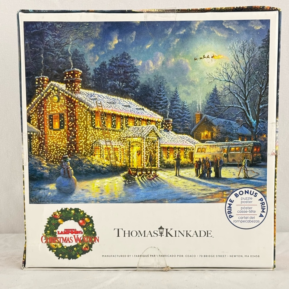 SEALED! Ceaco Thomas Kinkade “National Lampoons Christmas Vacation” Puzzle - Picture 3 of 6